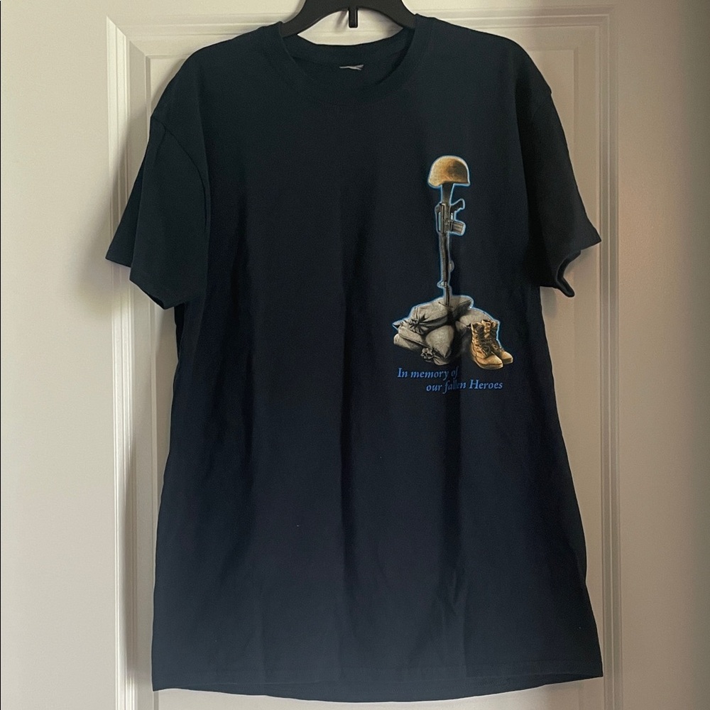 Men's Blue Graphic T-Shirt (635)